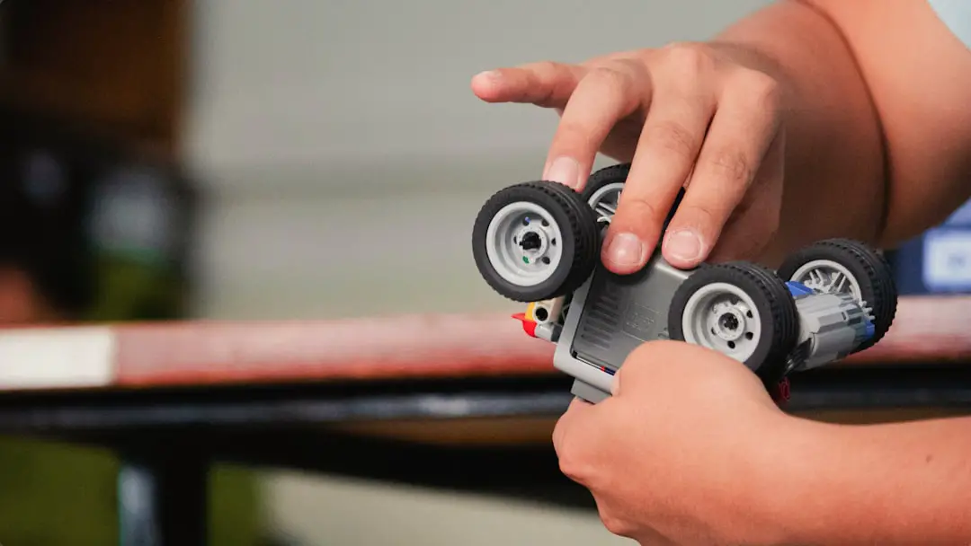 a person holding a device